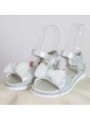 dekliski sandali beli
